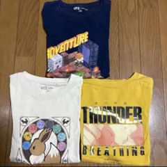 150 ユニクロ キッズ Tシャツ ポケモン マインクラフト　セット