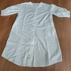 devirock 白 シャツワンピース 130