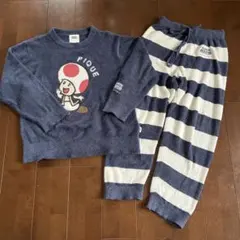 新品】ジェラートピケ キノピオ裏毛プルオーバー&ショートパンツセット