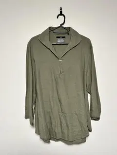 SHIPS BAIRD McNUTT カプリシャツ スキッパーシャツ 麻100%のサムネイル
