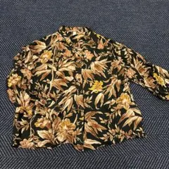 H&M 花柄 長袖シャツ ブラウスのサムネイル