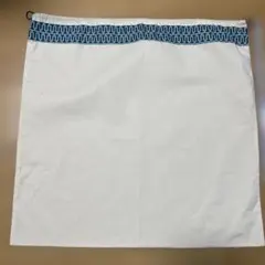 Tory Burch ホワイト キャンバス ドローストリングバッグ