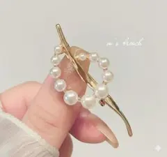 【即日発送‼️】ブローチパールブローチ入学式卒業式コサージュビジュー入園