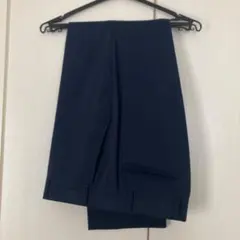 【洋服の青山】スラックスパンツ ストライプ（ネイビー）のサムネイル