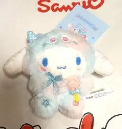 【匿名配送】シナモロール マスコットホルダー　カラフルポップモンスター