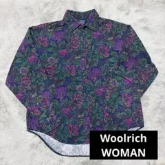 Woolrich WOMAN 総柄シャツ 花柄 ヴィンテージ S 90sのサムネイル