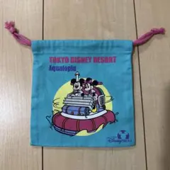 ディズニーシー　ディズニーランド　巾着　レトロ