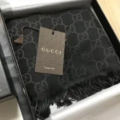 新品正規✨GUCCIマフラー✨グッチマフラー❗️箱紙袋セット　グッチ　メンズ
