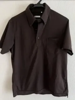 SUIT SELECT ダークブラウン ポロシャツ 半袖