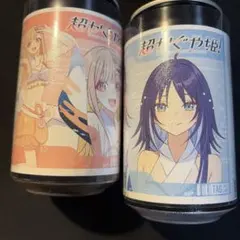 帝アキラ 超かぐや姫！ ららぽーと ラベル缶 アクリルキーホルダー