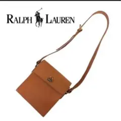 ヴィンテージ　ラルフローレン　本革ショルダーバッグ
