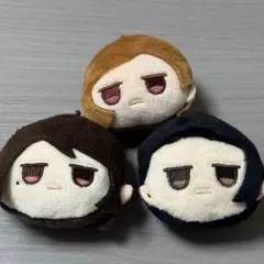 呪術廻戦 釘崎野薔薇 夏油傑 家入硝子 じとっと フェイスぬいぐるみキーホルダー