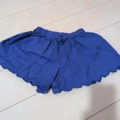 Bobon ネイビー スカラップヘムスカート　ショートパンツのサムネイル