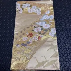 正絹 袋帯 着物 花丸文 曲線 3-1-2 - メルカリ