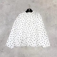 Ballsey トゥモローランド ツアーツイルプリントブラウス ドット 36のサムネイル