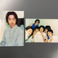 嵐　櫻井翔　松本潤　公式写真　ファミクラ写真　個人　集合　レア　希少品　2枚
