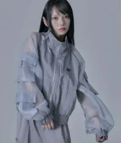 REFLEM/レフレム シアーアームナイロントラックジャケット