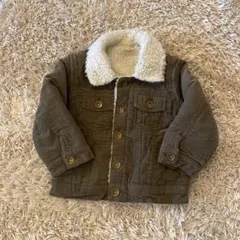 ボアジャンパー ボアジャケット コート　防寒　ダウン　アウター　コーデュロイ