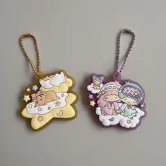 サンリオキャラクターズ ぐでたま　キキララ　ラバーチャーム 2点セット