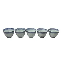 【高級】中国名瓷 景徳鎮 茶器 5客セット