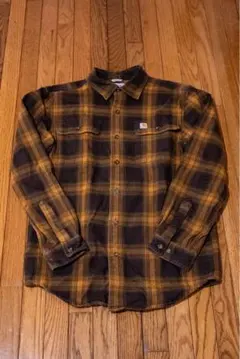 carhartt ネルシャツ 古着 Sサイズ