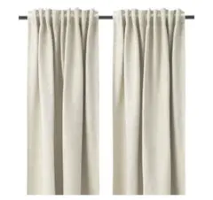 イケアカーテン ベージュ KALAMONDIN