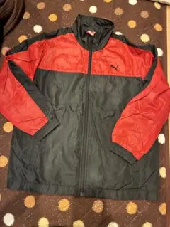 Puma ウィンドブレーカー ブラック/レッド 140