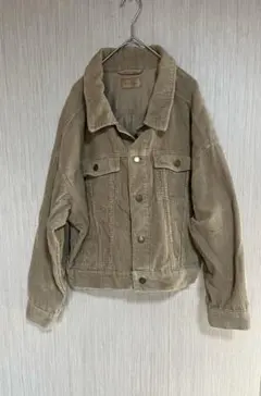 earth music&ecology ベージュ コーデュロイ ジャケット