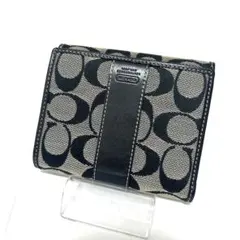 ✨️COACH コーチ 二つ折り財布 ブラック 人気
