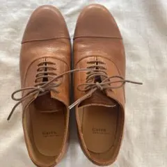 【美品】Garen レザー レースアップシューズ ブラウン 22.5cm相当