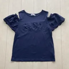 Blue Cross Girls ネイビー Tシャツ　LL165のサムネイル