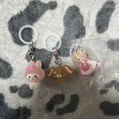 ゆるっとめじるしアクセサリー サンリオ　マイメロディ　くろうさ マロンクリーム