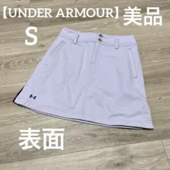 【極美品✨】アンダーアーマー　レディース　ゴルフウェア　スカート　パープル