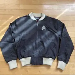 BAMBINO 黒白チェック柄 ジップアップジャケット　2
