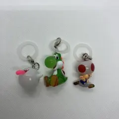 スーパーマリオ　めじるしアクセサリー　テレサ　ヨッシー　キノピオ