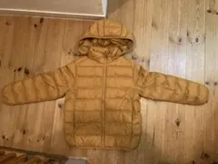 ユニクロ　キッズ　１５０サイズ　ウォームパデッドウォッシャブルパーカ　イエロー