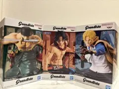 【新品未開封】　ONE PIECE grandista エース&ゾロ&サボセット