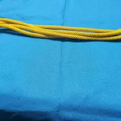 黄色の編み込み帯締め