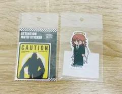 チェンソーマン　PLAZA アテンションモチーフステッカー　ジロリ　天使の悪魔