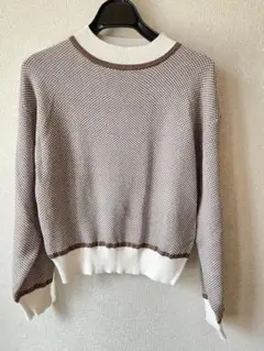 新品 KHALITA 春 ニットブラウン