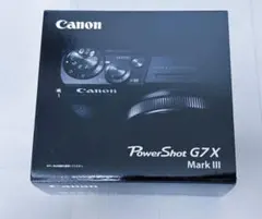 【新品未使用】Canon PowerShot G7X Mark Ⅲ ブラック Canon PowerShot G7 X Mark III Digital Camera BLACK English