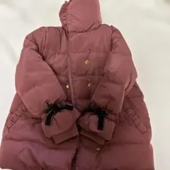 petit main フード付きダウンコート