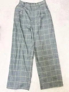 ローリーズファーム チェックワイドパンツ チェックパンツ