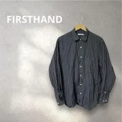 【人気ブランド】Firsthand チェックシャツ Mネイビー ギンガムチェックのサムネイル