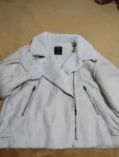 Wcloset　フェイクファー ムートンジャケット　アイボリー　即購入可⭕️