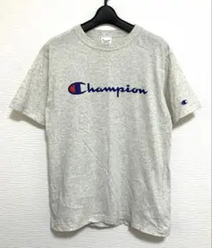 チャンピオン 半袖Tシャツ スクリプトロゴプリント メンズM オートミール