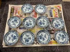 有田焼 小皿10枚セット 花柄 染付 和食器