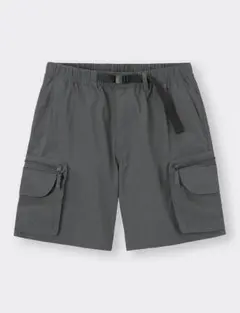 ナイロンカーゴショーツ　GU ユニセックス　Mサイズ　gray