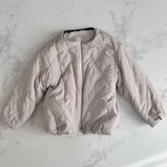 【リバーシブル】キルティング&ファー　アウター