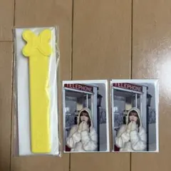 NiziUハッピードロー リク Ｅ賞うちわグリップカバー Ｆ賞 フォトカード④